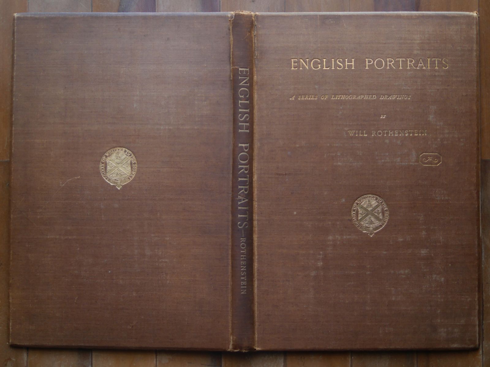 William Rothenstein『English Portraits』（1898年、Grant Richards）表紙02